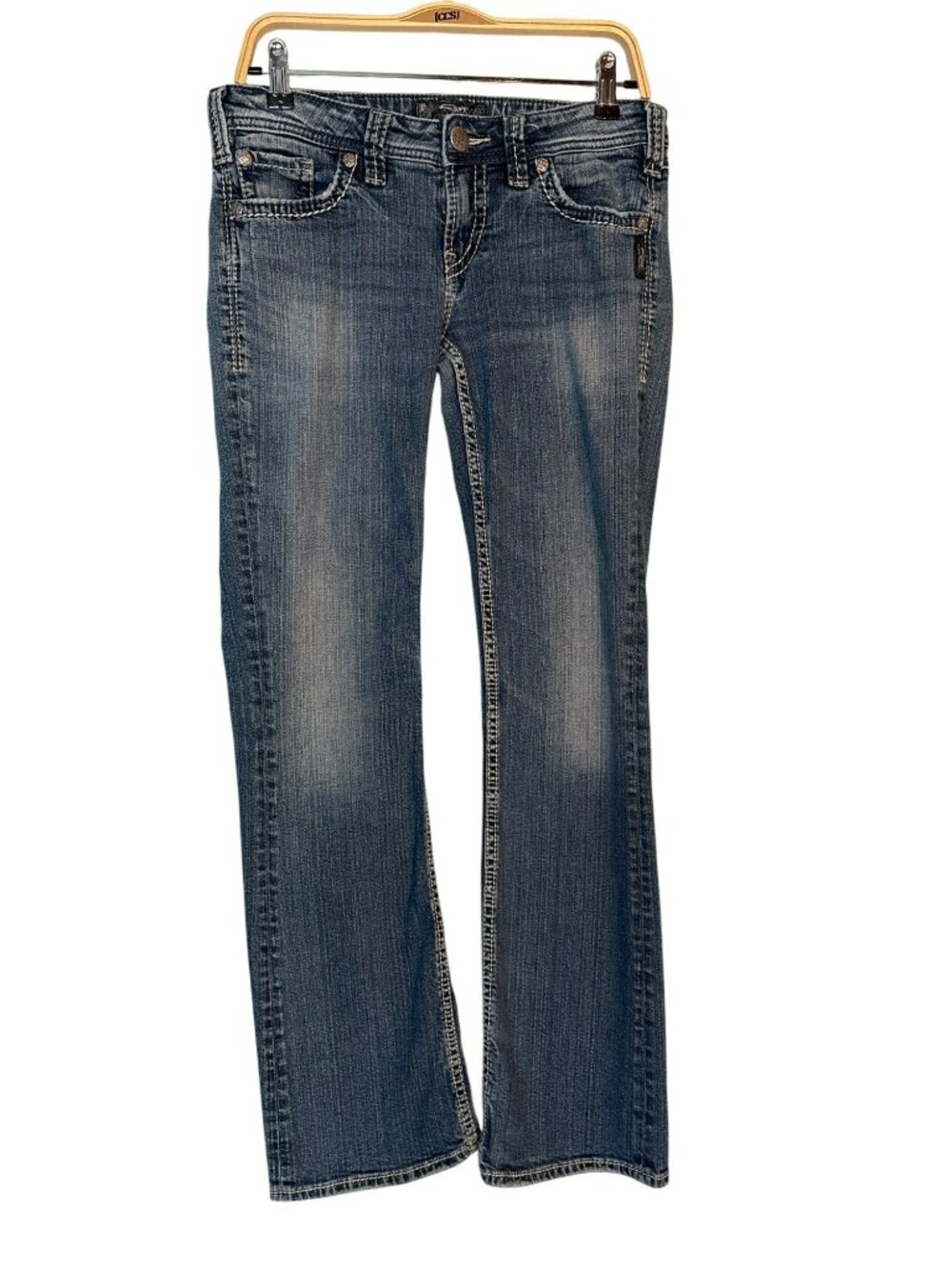 Silver Jeans Co. Aiko Bootcut  Jeans W30 L33 Blue Denim Stretch